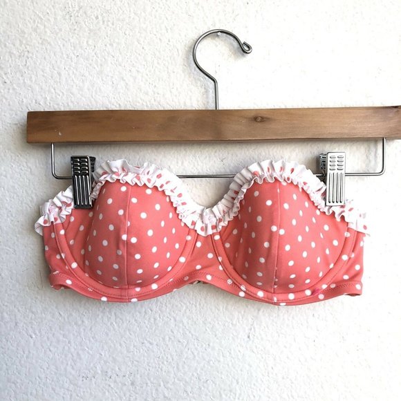 Victoria's Secret Swim Polka Dot Bikini Set 34C S - Picture 2 of 12